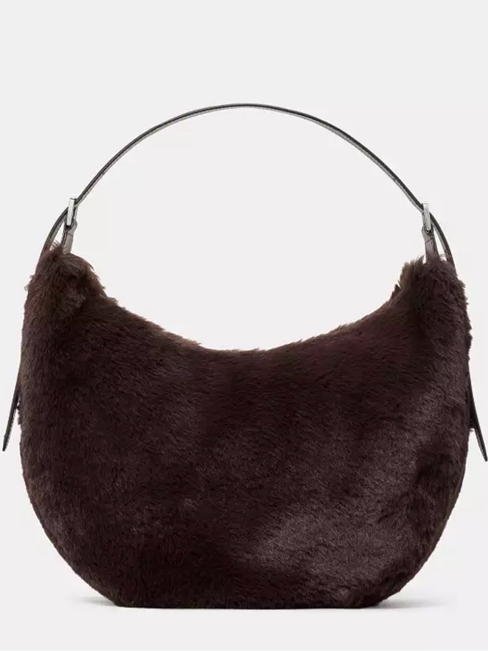 Kate Spade Nova Faux Fur Large Crescent Shoulder Bag